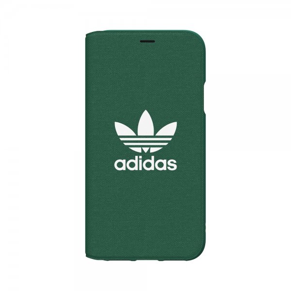 Adidas iPhone X/Xs Kotelo TAI Kirjakotelo ADICOLOR SS18 Vihreä