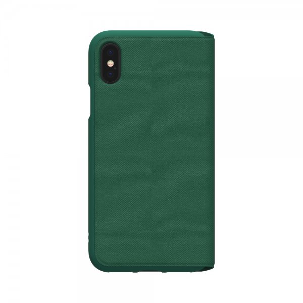Adidas iPhone X/Xs Kotelo TAI Kirjakotelo ADICOLOR SS18 Vihreä