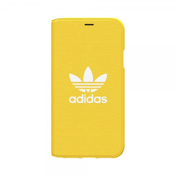 Adidas iPhone X/Xs -suojakotelo TAI Booklet Case ADICOLOR SS18 Keltainen