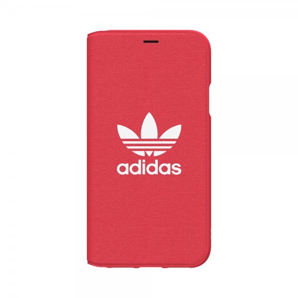 Adidas iPhone X/Xs -kotelo TAI kirjakotelo ADICOLOR SS18 Punainen