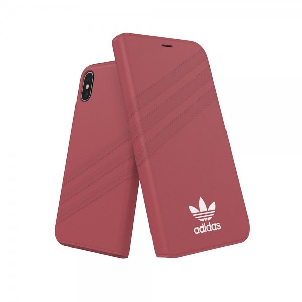 Adidas iPhone X/Xs -suojakotelo TAI Booklet Case Suede FW18 Pink