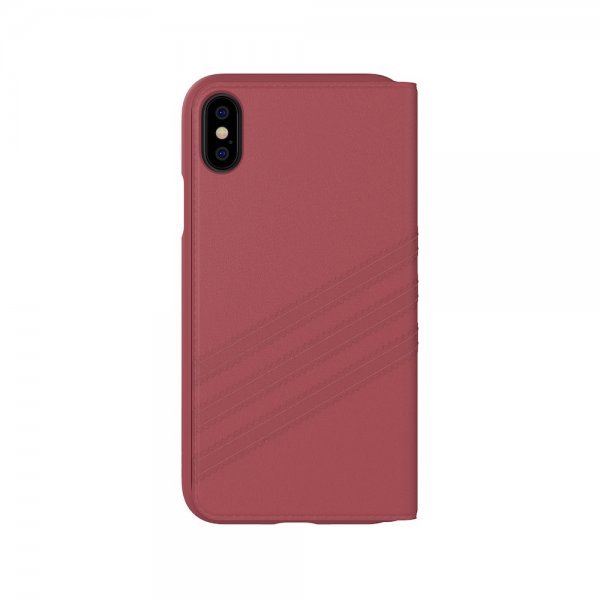 Adidas iPhone X/Xs -suojakotelo TAI Booklet Case Suede FW18 Pink