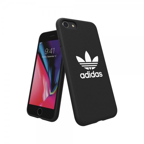 Adidas iPhone 6/6S/7/8/SE Kuori OR Moulded Case ADICOLOR SS18 Musta