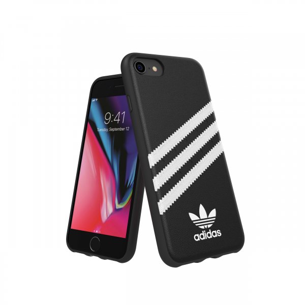 Adidas iPhone 6/6S/7/8/SE kuori OR Moulded Case FW18 musta