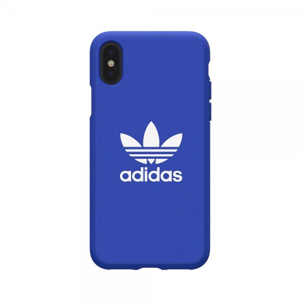 Adidas iPhone X/Xs -kuoret / Moulded Case ADICOLOR SS18 Sininen