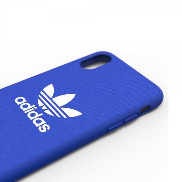 Adidas iPhone X/Xs -kuoret / Moulded Case ADICOLOR SS18 Sininen