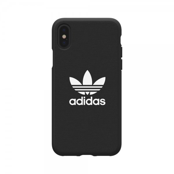 Adidas iPhone X/Xs -kuori TAI Trefoil Snap Case ADICOLOR SS18 Musta