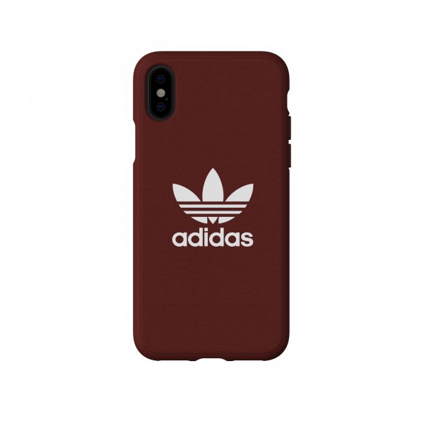 Adidas iPhone X/Xs -kuori TAI Trefoil Snap Case Canvas FW18 Maroon