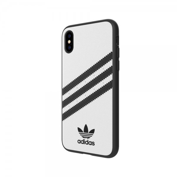 Adidas iPhone X/Xs kuori OR Moulded Case FW18 Valkoinen Musta