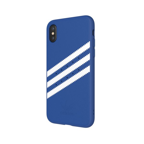 Adidas iPhone X/Xs -kuori OR Moulded Case Suede FW18, sininen