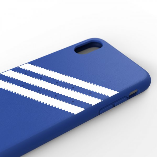 Adidas iPhone X/Xs -kuori OR Moulded Case Suede FW18, sininen