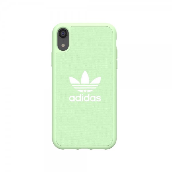 Adidas iPhone Xr Kuori OR Moulded Case Canvas FW18 Clear Mint
