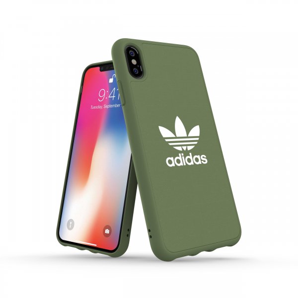 Adidas iPhone Xs Max Kuori OR Moulded Case Canvas FW18 Trace Green