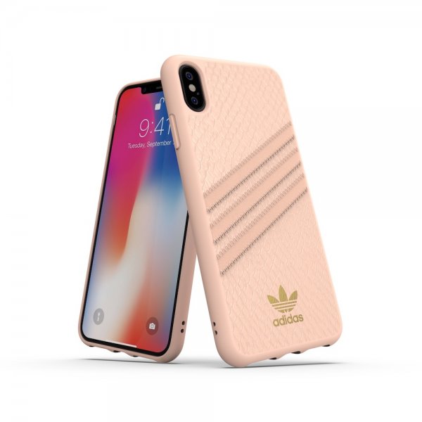 Adidas iPhone Xs Max kuori TAI valettu suojakuori Snake FW18 vaaleanpunainen