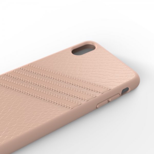 Adidas iPhone Xs Max kuori TAI valettu suojakuori Snake FW18 vaaleanpunainen