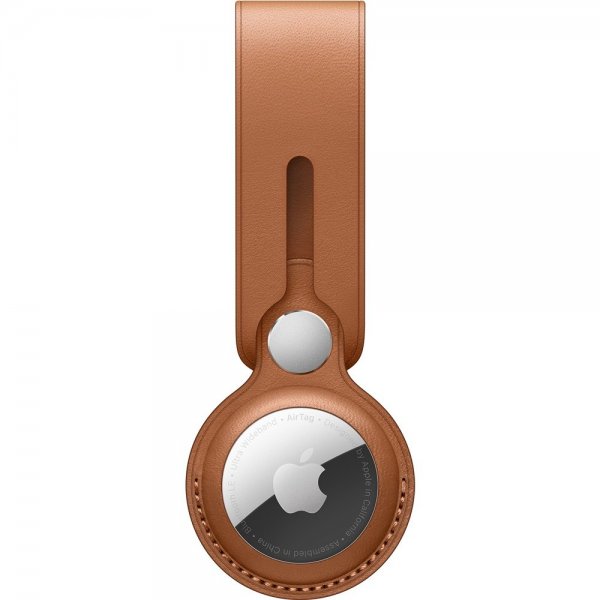 Apple Original AirTag-pidike, nahkainen silmukka, ruskea