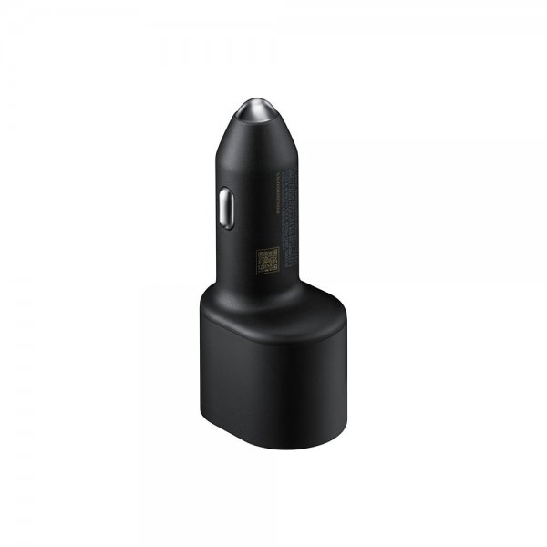 Samsung alkuperäinen autolaturi Super Fast Dual Car Charger 45W musta