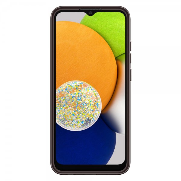 Samsung Original Galaxy A03 Kuori Soft Clear Cover Musta