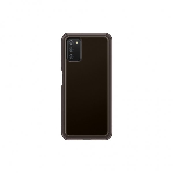 Samsung Original Galaxy A03s Kuoret Soft Clear Cover Musta