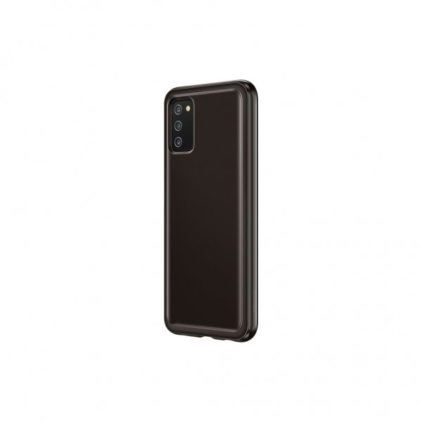 Samsung Original Galaxy A03s Kuoret Soft Clear Cover Musta