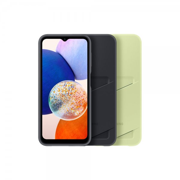 Samsung Original Galaxy A14 -korttikotelot, limenvihreä