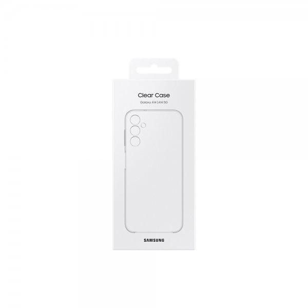 Samsung Alkuperäinen Galaxy A14 Clear Case Läpinäkyvä