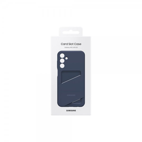Samsung Original Galaxy A15 Kuori Card Slot Case Blueblack