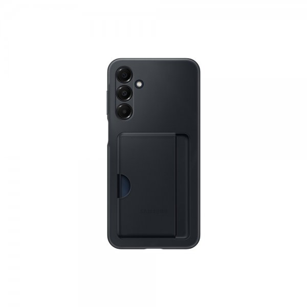 Samsung Alkuperäinen Galaxy A16 -suojakuori, korttipaikalla, musta