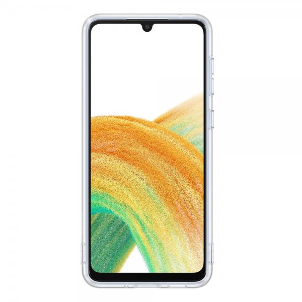 Samsung Original Galaxy A33 5G Kuori Soft Clear Cover Läpinäkyvä