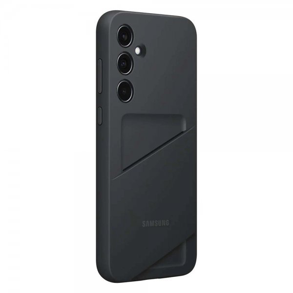 Samsung Original Galaxy A35 -suojakuori, jossa korttipaikka, musta