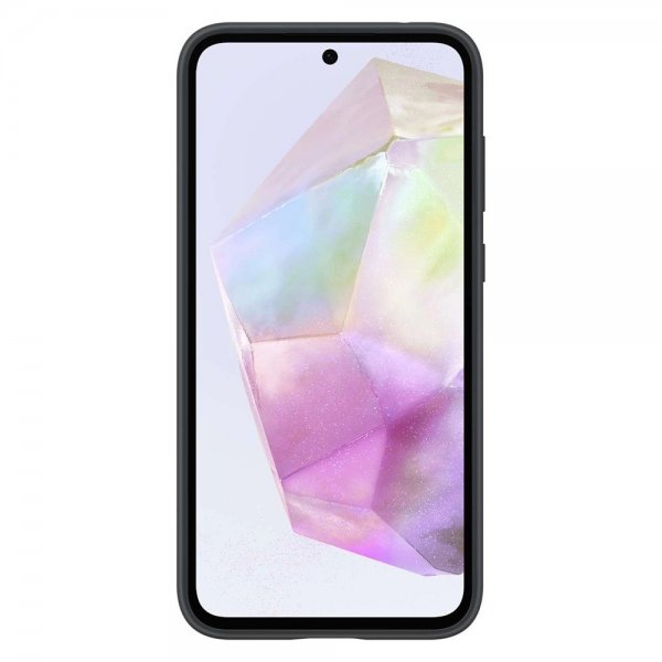 Samsung Alkuperäinen Galaxy A35 Silikonisuojakuori Musta