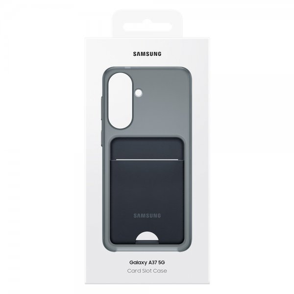 Samsung Alkuperäinen Galaxy A37 -korttipaikkakuori, musta
