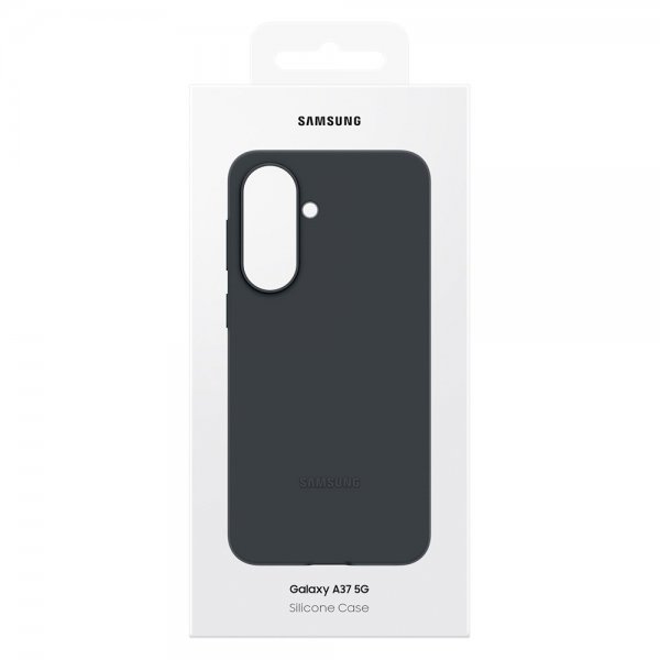 Samsung Alkuperäinen Galaxy A37 Silikonikuori Musta
