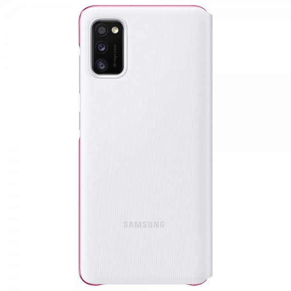 Samsung alkuperäinen Galaxy A41 -suojakotelo Smart S View Wallet Cover, valkoinen