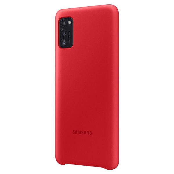 Samsung Alkuperäinen Galaxy A41 Silikonikuori Punainen