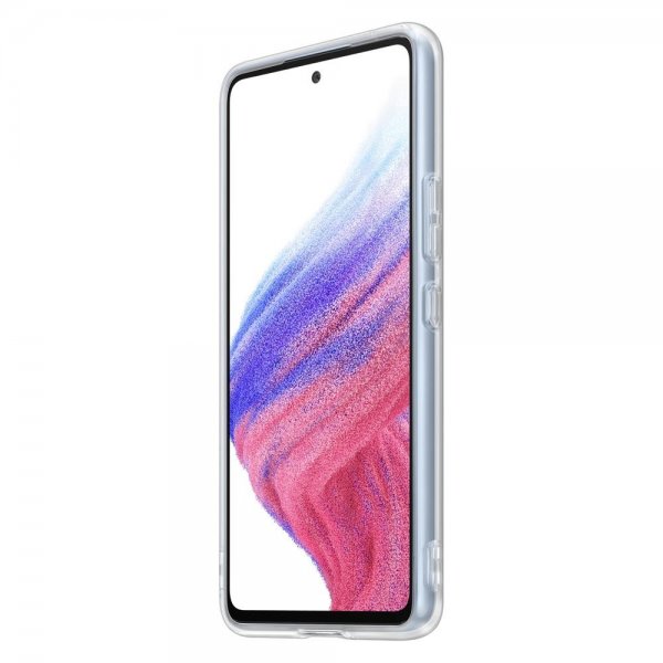 Samsung alkuperäinen Galaxy A53 5G -suojakuori Soft Clear Cover, läpinäkyvä