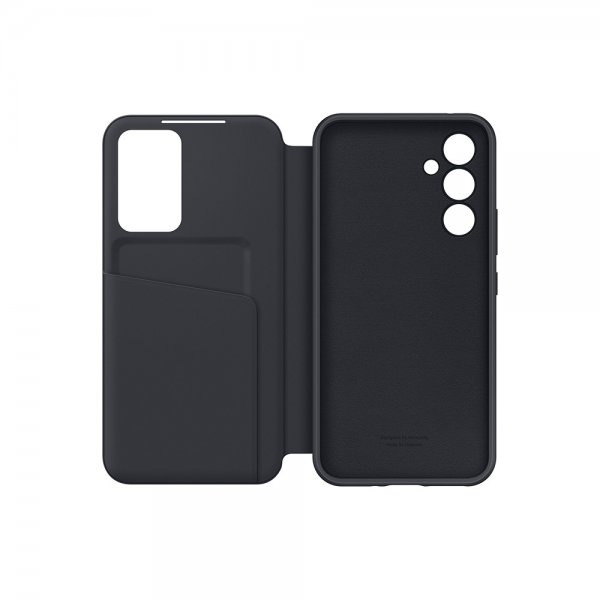 Samsung alkuperäinen Galaxy A54 5G -suojakotelo Smart View Wallet Case, musta