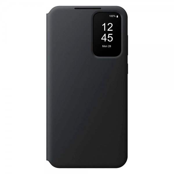 Samsung Alkuperäinen Galaxy A55 Suojakotelo Smart View Wallet Case Musta