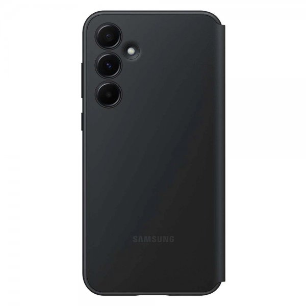 Samsung Alkuperäinen Galaxy A55 Suojakotelo Smart View Wallet Case Musta
