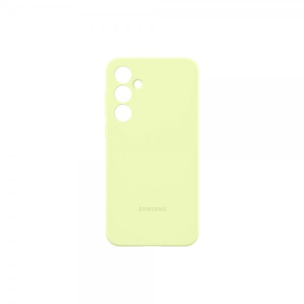 Samsung alkuperäinen Galaxy A55 -silikonikuori, limenvihreä