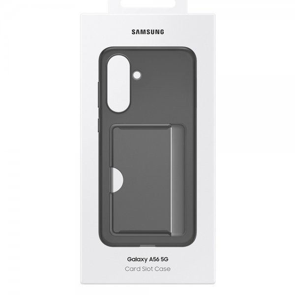 Samsung Original Galaxy A56 Kuori Korttipaikkakuori Musta