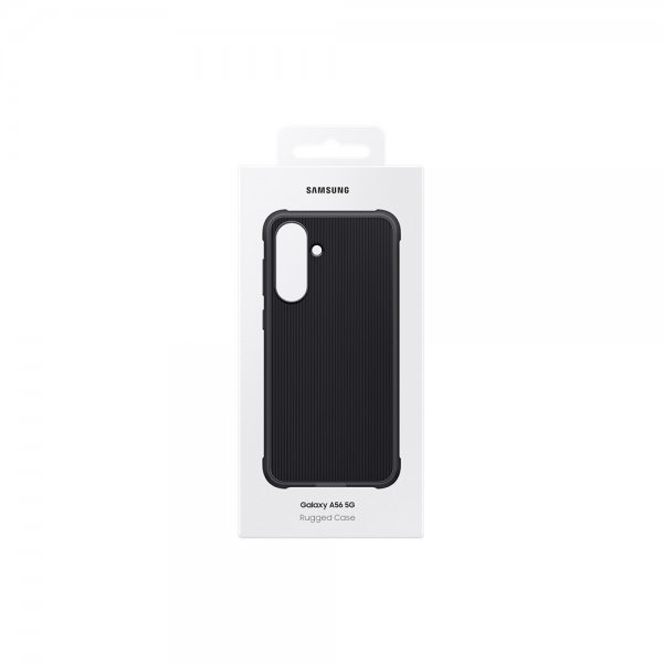 Samsung Original Galaxy A56 -suojakuori, Rugged Case, musta
