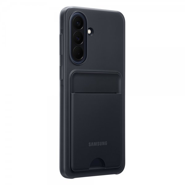 Samsung alkuperäinen Galaxy A57 -suojakuori, jossa korttipaikka, musta