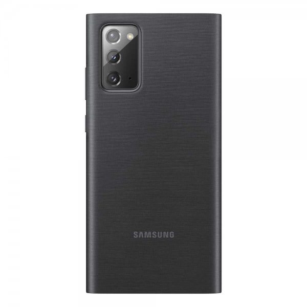 Samsung Alkuperäinen Galaxy Note 20 Kotelo Clear View Cover Musta