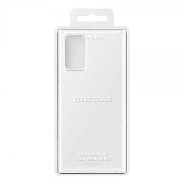 Samsung Original Galaxy Note 20 Kuori Clear Cover Läpinäkyvä