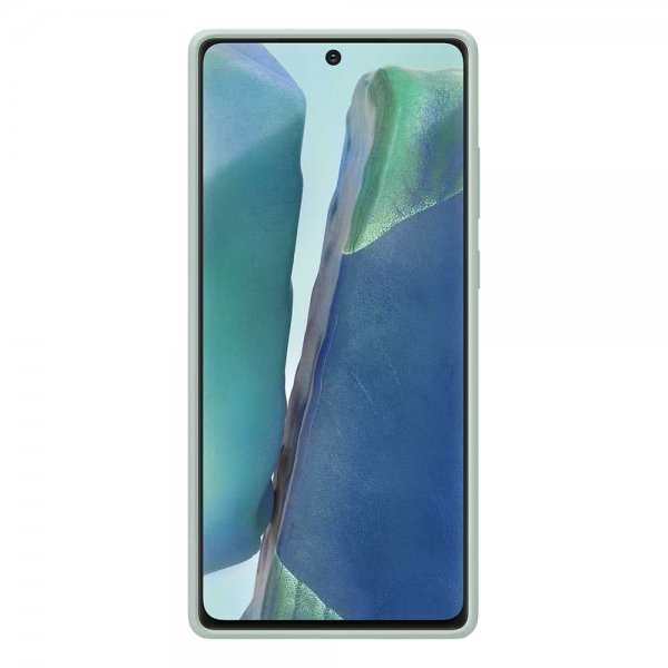 Samsung alkuperäinen Galaxy Note 20 kuori silikonisuojus, minttu