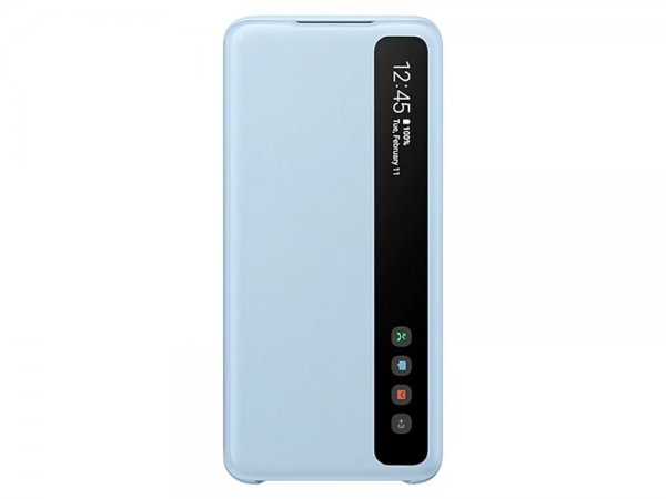 Samsung Alkuperäinen Galaxy S20 Plus -kuori Smart Clear View Cover sininen