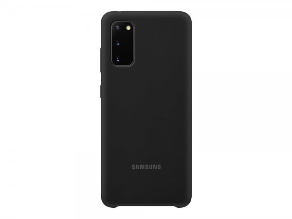Samsung alkuperäinen Galaxy S20 Plus Silicone Cover -suojakuori, musta
