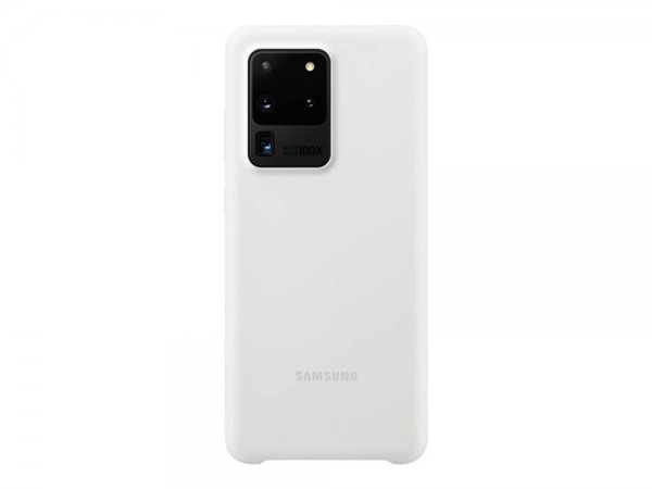 Samsung alkuperäinen Galaxy S20 Ultra -silikonisuojakuori, valkoinen