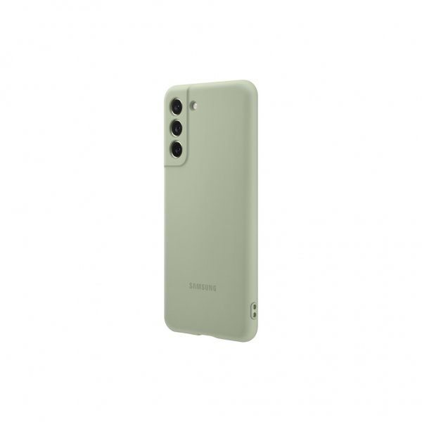 Samsung Original Galaxy S21 FE Silicone Cover - suojakuori (oliivinvihreä)